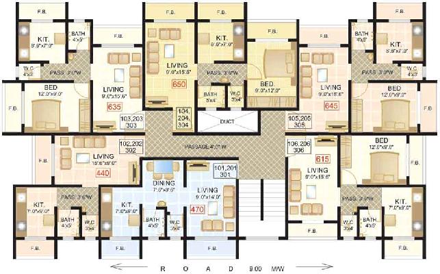 Hilleria - 1, Navi Mumbai - Residential Apartments