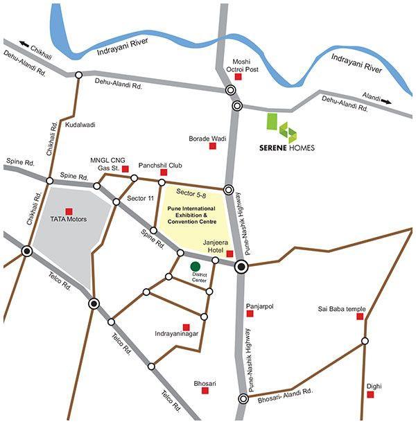 Serene Homes, Pune - 1,2 BHK Flats