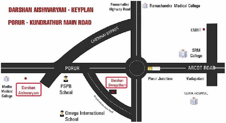 DARSHAN AISHWARYAM, Chennai - 1, 2 & 3 BHK Apartments