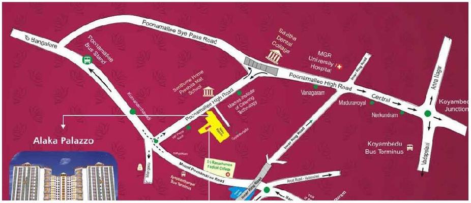 Alaka Palazzo, Chennai - 2, 3 & 4 BHK Apartments