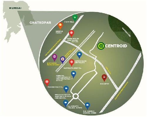 Centroid, Mumbai - 1,2 BHK Flats