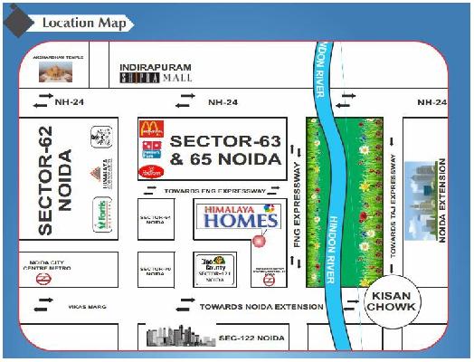 HIMALAYA HOMES, Noida - 1,2 BHK Flats