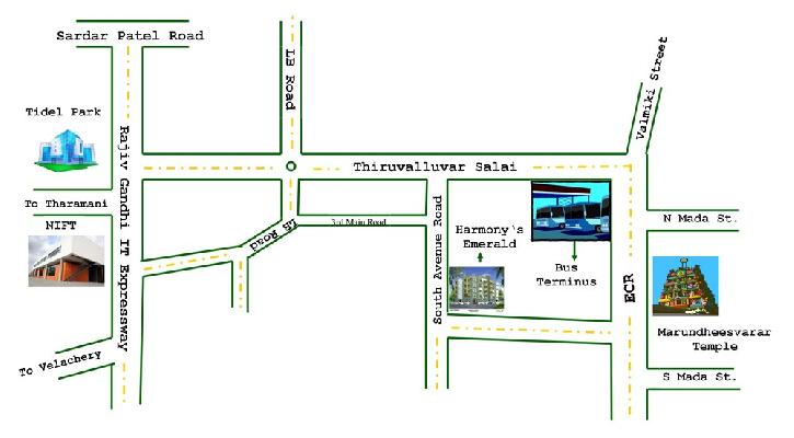 Harmonys Emerald, Chennai - 3 BHK Flats
