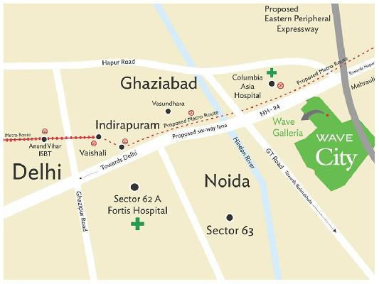 Wave Galleria, Ghaziabad - Commercial Complex