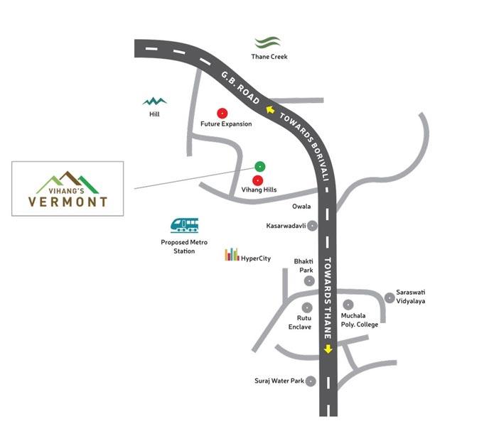 Vihangs Vermont, Thane - 1, 2 BHK Apartments