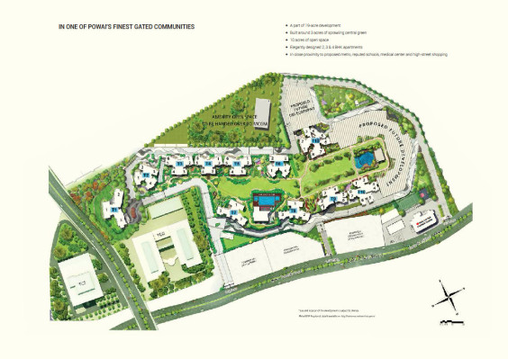 Emerald Isle II, Mumbai - 2, 3 BHK Apartments
