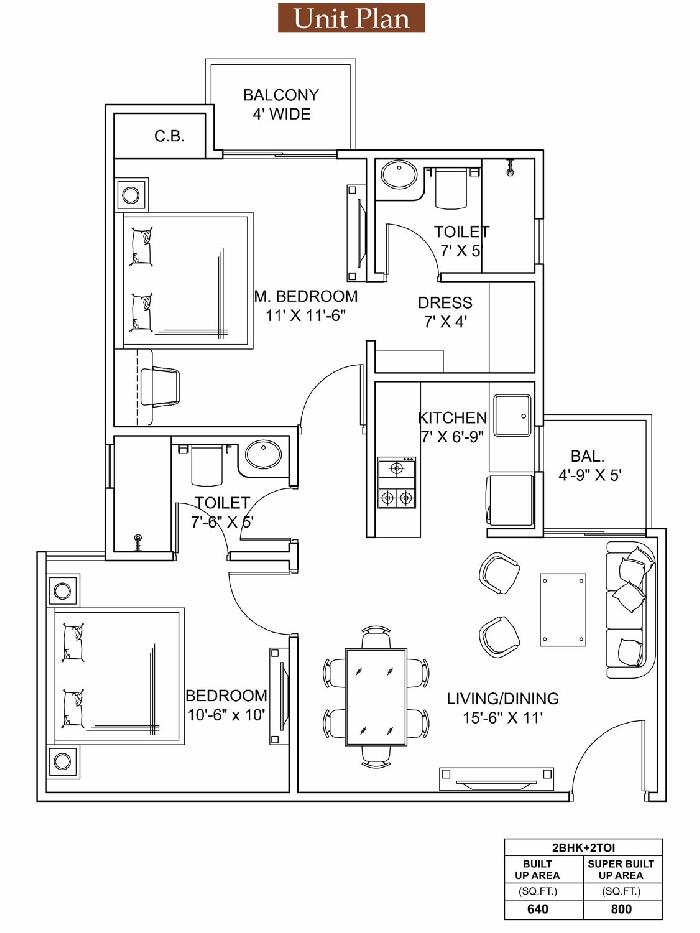 Ananta, Jaipur - 2 BHK Apartments for sale