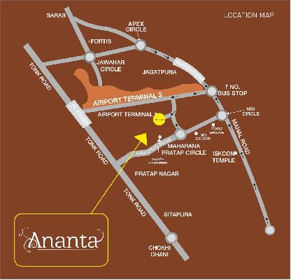Ananta, Jaipur - 2 BHK Apartments for sale