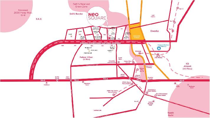 Neo Square, Gurgaon - Commercial Spaces for sale