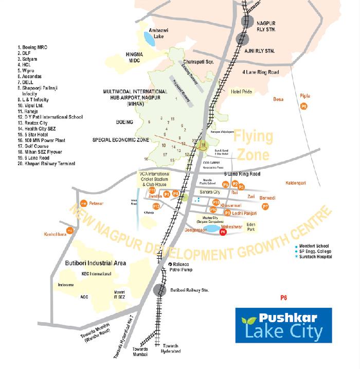 Pushkar Lake City, Nagpur - Pushkar Lake City