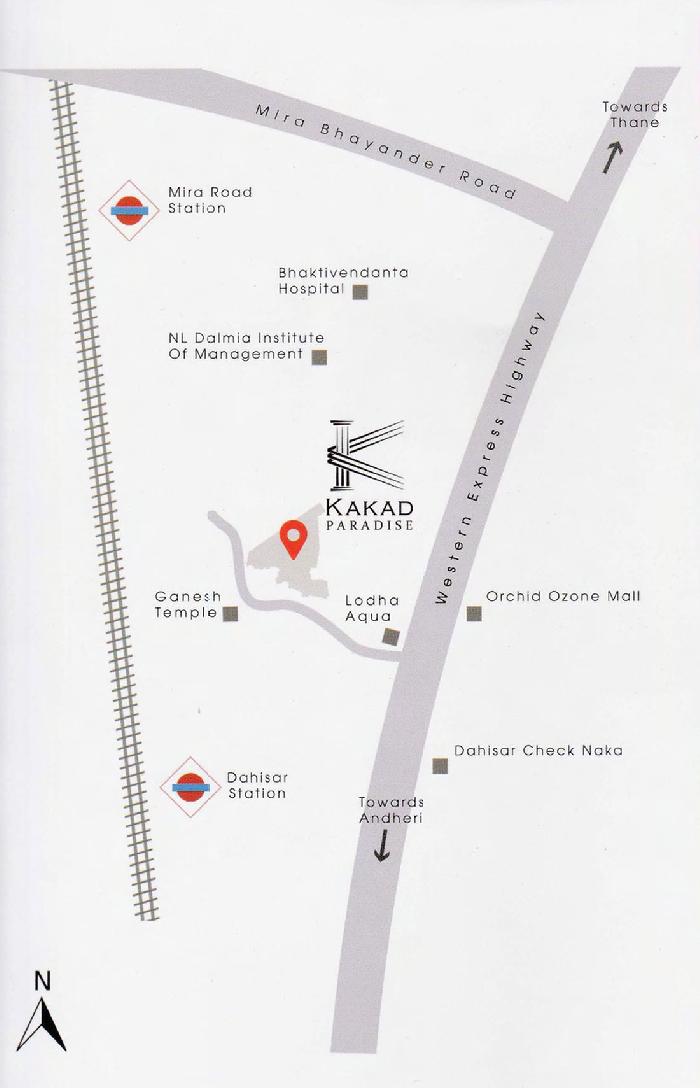 Kakad Paradise, Mumbai - 1 & 2 BHK Apartments for sale