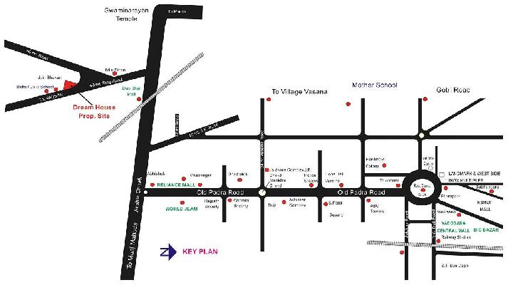 Dream House, Vadodara - Show Room & Office for Rent