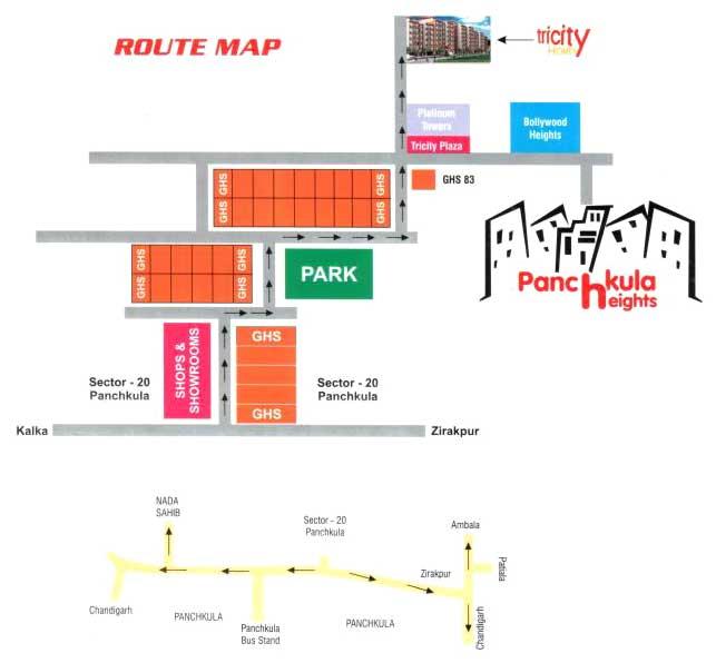 Panchkula Heights, Panchkula - 2, 3 BHK Residential Apartments