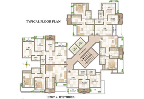 Raj G N Residency, Mumbai - Raj G N Residency