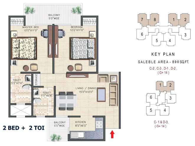 tecHOMES, Noida - 2/3/4 BHK Apartments