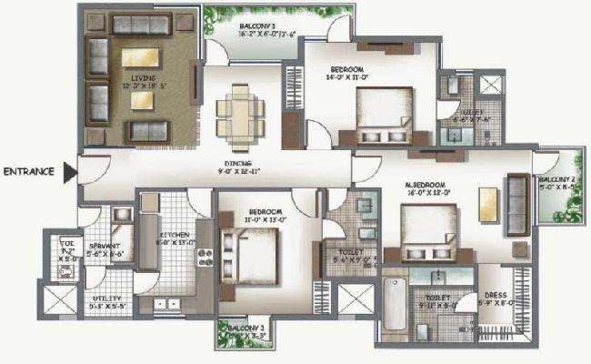 3C Lotus Boulevard Espacia, Noida - 3C Lotus Boulevard Espacia