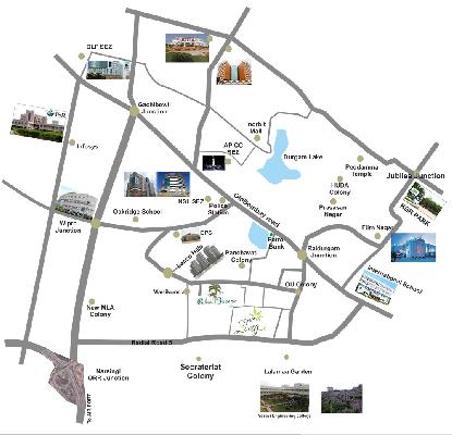 Gowra Palm Breeze Apartment, Hyderabad - Gowra Palm Breeze Apartment