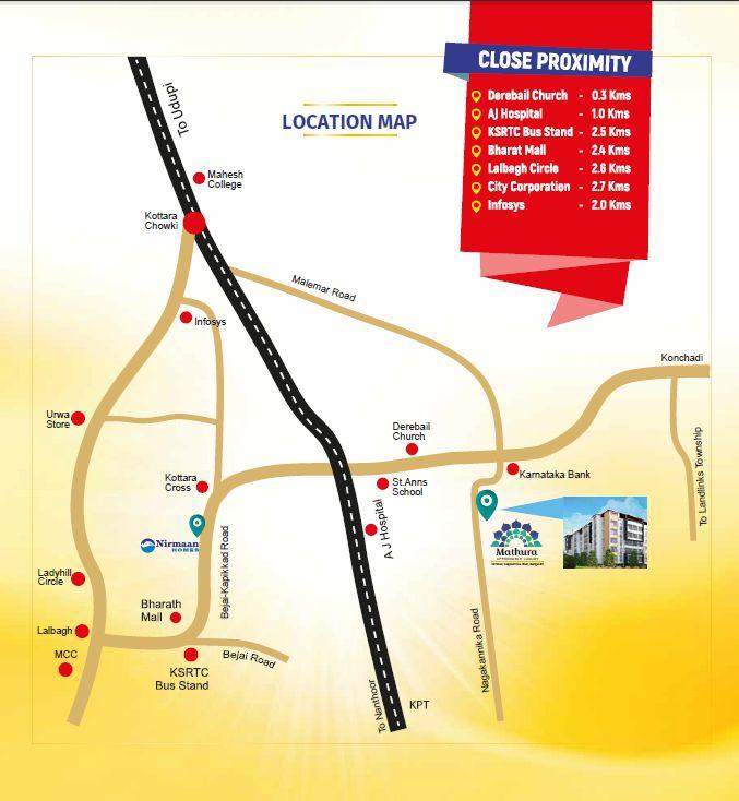 Nirmaan Homes Mathura, Mangalore - 1BHK & 2BHK Apartments