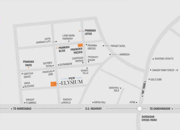 Pramukh Elysium, Gandhinagar - 2 BHK Apartments & Shops
