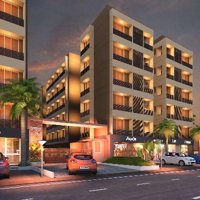 Pramukh Orchid, Gandhinagar, Gujarat - 2 BHK Apartments & Shops
