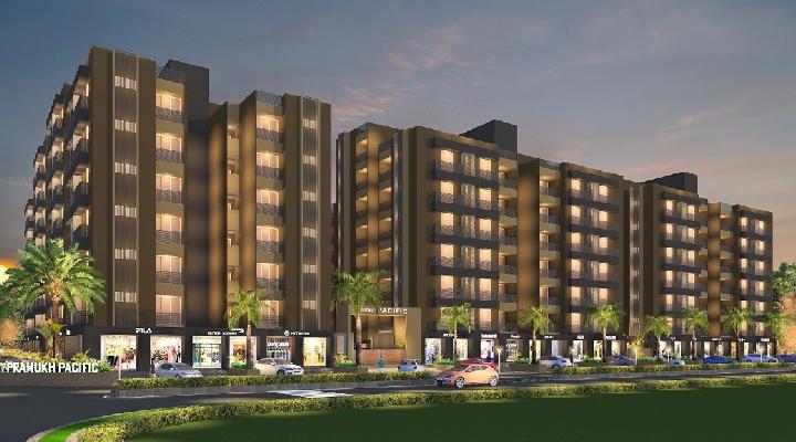 Pramukh Pacific, Gandhinagar, Gujarat - 2 & 3 BHK Apartments & Shops
