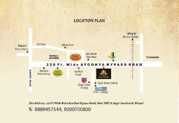 Sagar High Street, Bhopal - Commercial Shops