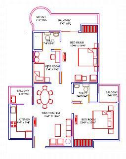 Ajnara Ambrosia, Noida - 2,3 BHK Apartment
