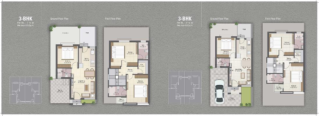 Noble Exotica, Vadodara - 3 BHK Villas