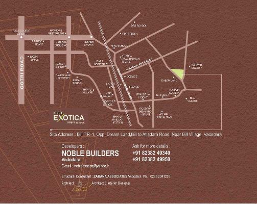 Noble Exotica, Vadodara - 3 BHK Villas
