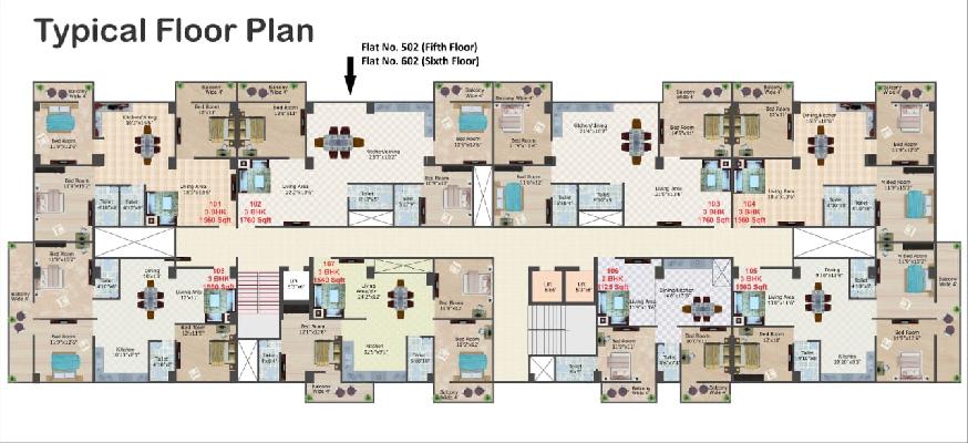 Hari Charan Complex, Patna - 2 BHK & 3 BHK Apartments