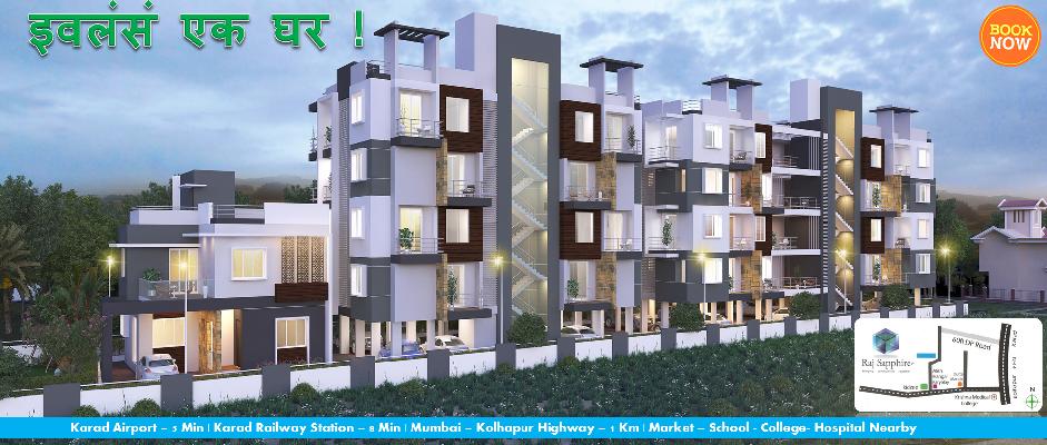 Raj Sapphire, Satara - Specious 1 and 2 BHK Residential Home