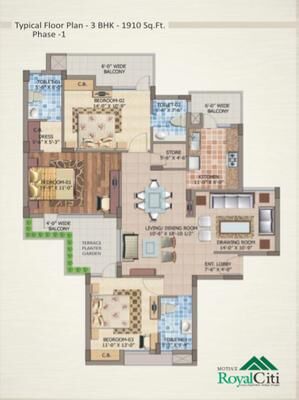 Motia Royal Citi Apartments, Zirakpur - Motia Royal Citi Apartments