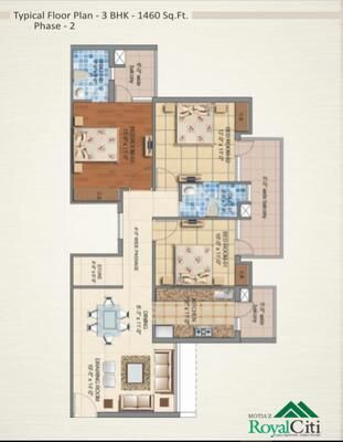 Motia Royal Citi Apartments, Zirakpur - Motia Royal Citi Apartments