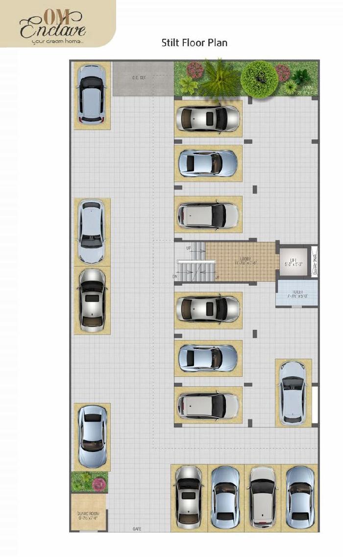 Om Enclave, Jaipur - 3 BHK Residential Apartments