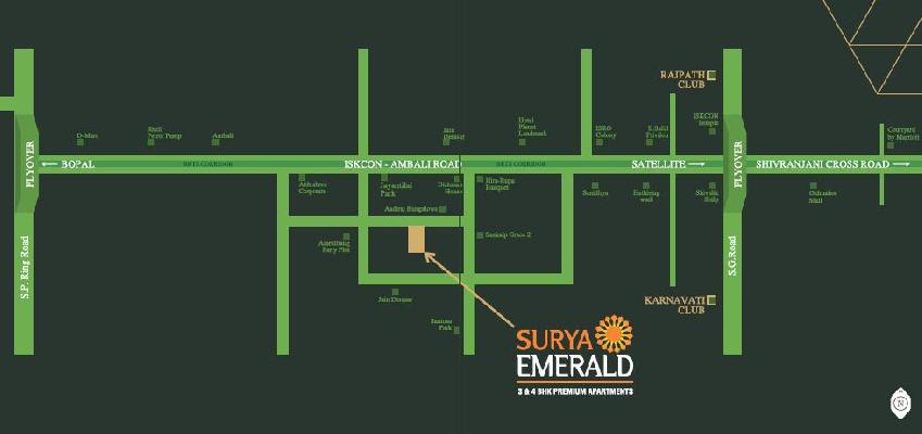 Surya Emerald, Ahmedabad - 2 & 3 BHK Apartment