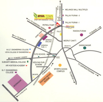 Ansal Town Meerut, Meerut - 2/3 BHK Apartment