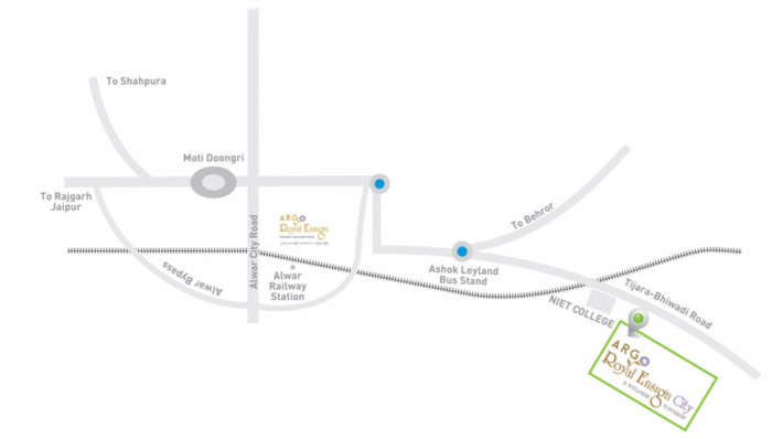 ARG Royal Ensign City, Alwar - Residential Plot