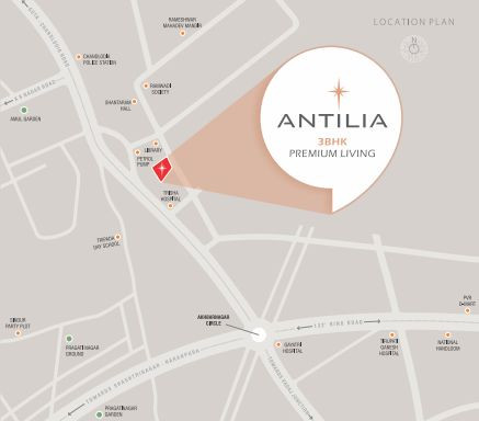 Gunatit Antilia, Ahmedabad - 3 BHK Apartment