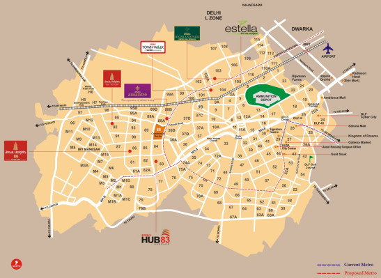 Ansals Amantre, Gurgaon - 3/4 BHK Apartment
