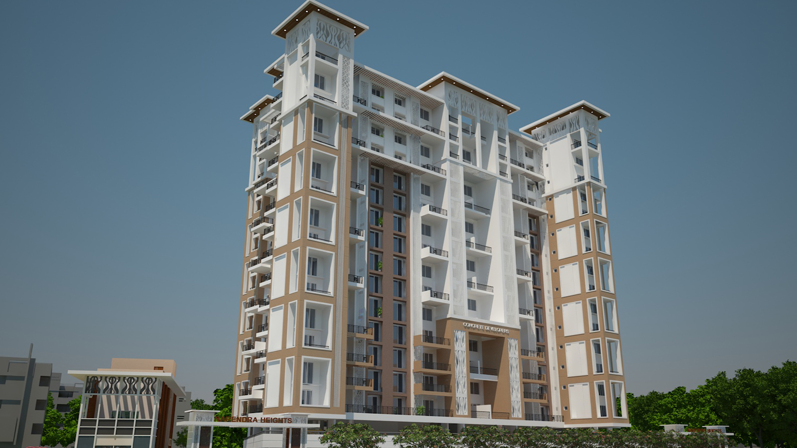 Narendra Heights in Narendra Nagar, Nagpur by CONCRETE DEVELOPERS