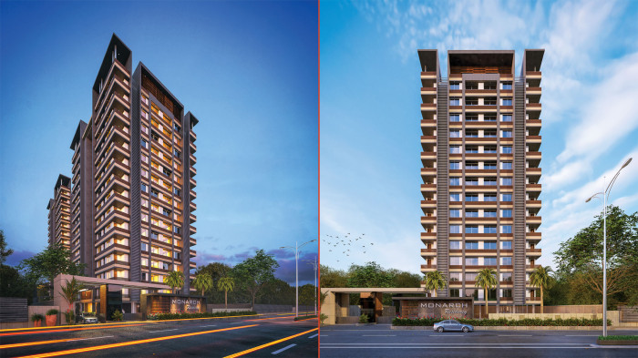 Monarch Residency, Surat - 3 BHK Apartment