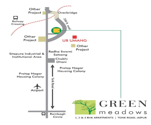 Unique Green Meadows, Jaipur - 1/2/3 BHK Apartments