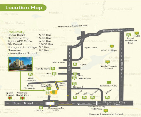 SS South Crest, Bangalore - 2/3 BHK Apartment
