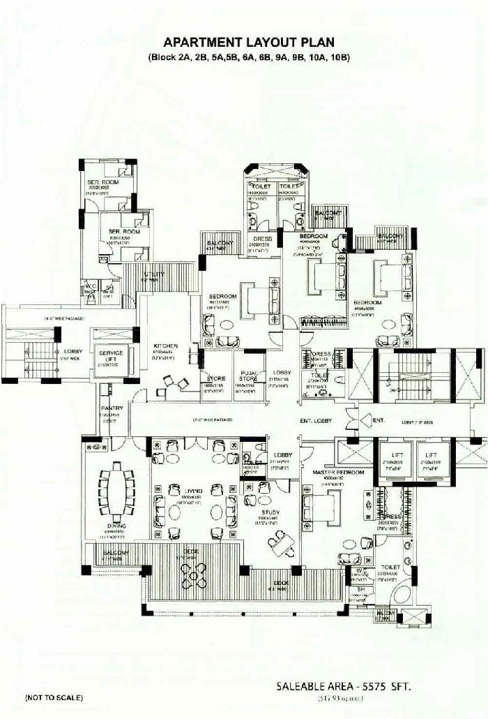 DLF The Aralias, Gurgaon - 4 BHK Super Luxury Condominium