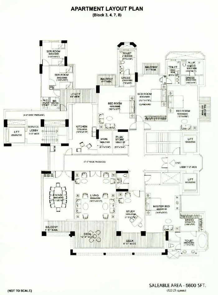 DLF The Aralias, Gurgaon - 4 BHK Super Luxury Condominium