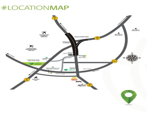 Green Lotus Saksham, Zirakpur - 1/2/3/4/5 BHK Apartments