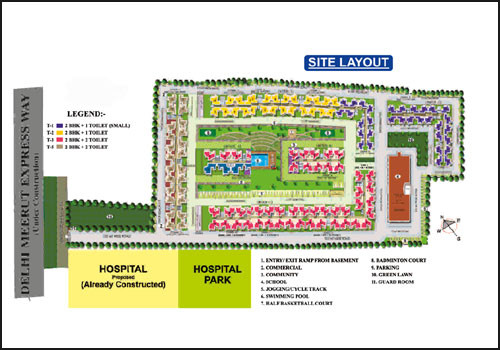 SPLS Aawasiya Yojna, Ghaziabad - 1/2 BHK Apartments