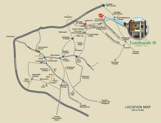 Tripura Landmark 3, Hyderabad - 3 BHK Villa