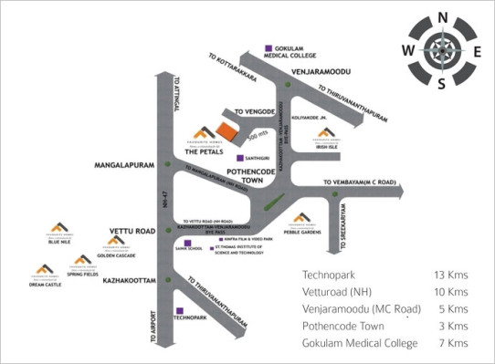 The Petals, Thiruvananthapuram - 2/3 BHK Villa