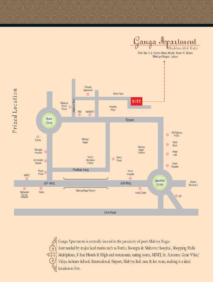 Ganga Apartment, Jaipur - 2 BHK & 3 BHK Apartments